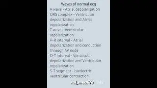 WAVES OF NORMAL ECG... BASIC OF ECG.. PRACTICE OF MEDICINE... AIAPGET 2022..AIAPGET..BHMS..