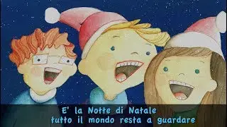 E' la notte di Natale con testo (Official lyrics) | Piccolo Coro della Daigo Music School