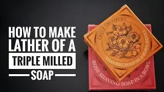 How to use a triple milled shaving soap