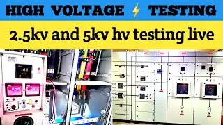 Learn how to do high voltage testing live (Hindi)