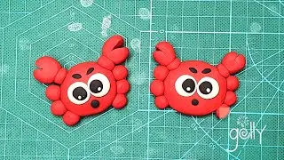 Crab Clay Modelling Red | Carb Clay Art  Carb Clay Tutorial  How To Make Carb Clay Making