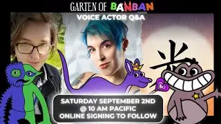 Garten of BanBan 4 Voice Actor Q&A | Ty Coker, Erin Nicole Lundquist, Paul Hikari | GOBB | GOBB4