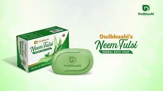Dwibhashi Herbal Neem Tulsi Soap | Clearing Up Skin Irritations, Soft And Gentle