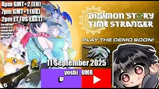 Digimon Story TIME STRANGER (DEMO) - definitely not a strange time to play this