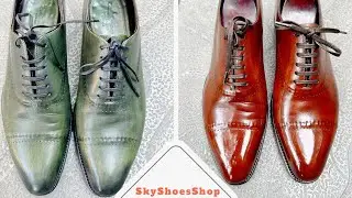 Restore leather mens shoes Zegna