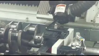 Dynamic Balancing Machine - Drilling Phase - 4cyl Automotive Crankshaft
