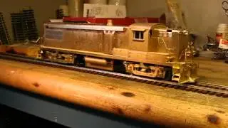 O Scale, 2 Rail, Proto 48 PRSL Baldwin DRS 4-4-1500 Close up Runby