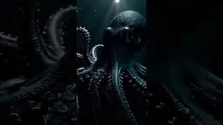 🐙 The Mysterious Black Octopus &ndash; Did You Know This? 🤯✨ #ai #aiart #octopus
