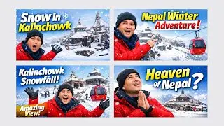Kalinchowk Bhagawati Temple Vlog | Snowfall in Dolakha | Cable Car Adventure Nepal