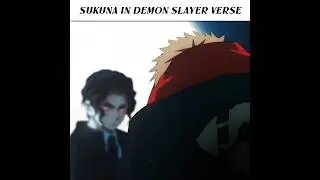 Sukuna in Demon Slayer Verse💀🔥| #demonslayer #jujutsukaisen #sukuna #muzan #anime #edit #shorts