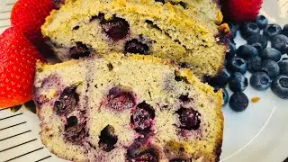 Домашний масляный пирог с черникой и кето #вирусный #вирусноевидео #домашний