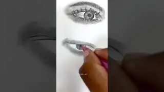 Realistic Eye pencil sketch | by piram_art | #realisticart #realisticsketch #realisticportraits