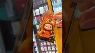 🎃✨ Let's buy LABUBU Sitting Pumpkin | POP MART Halloween Vinyl Plush Pendant