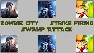 Zombie City Survival, Strike Firing Battlefield, Swamp Attack | Gameplay HD | Game Review