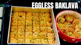 Turkish Pistachio Baklava | ITS EGGLESS | homemade  Phyllo Sheets (VijayGold)viju's eat-in