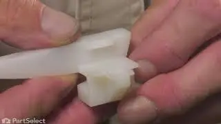 GE Range Repair - How to Replace the Left Hand Door Glide (GE # WS01L03190)