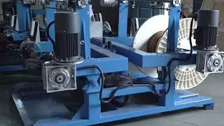 How does wire and cable respooling machine work?