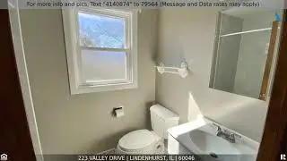 Priced at $180,000 - 223 Valley Drive, Lindenhurst, IL 60046