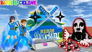 Yuta Mio Sang Penyelamat jadi Superhero Ninja🥷Buat Markas Ninja Biru Lawan Pasukan Peta Peta |Sakura