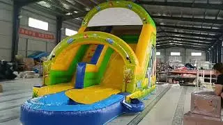 inflatable pool slide