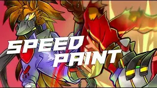 【SPEEDPAINT】|Demand,You Sate (LapFox/Kitcaliber inspired)