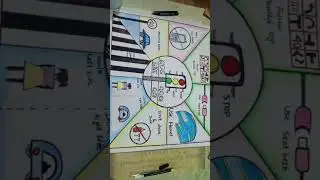 #Trafficrule# Project #Save life 🧬#Painting🎨...
