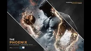 The Phoenix - Fire Explosion | Photoshop Action | Video Guide | by mDxign | Creative Market