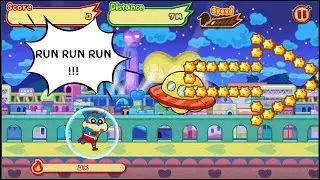 Run Shin chan !! #EP4 - CRAYON SHINCHAN The Storm Called FLAMING KASUKABE RUNNER!!「クレヨンしんちゃん」