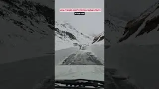 Today Atal Tunnel North Portal Snow Update #manali #snow #ataltunnel #letestupdate ||