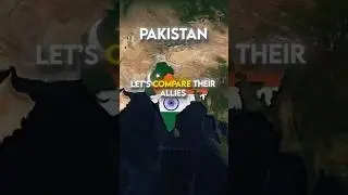 Indian 🇮🇳 allies vs Pakistani 🇵🇰 allies 🤯 #history #geography
