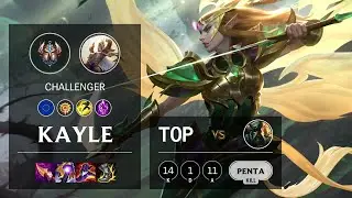 Kayle Top vs Gangplank - EUW Challenger Patch 11.7
