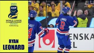 2024 WJC : Ryan Leonard Highlights