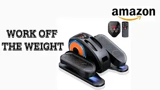 HOW TO USE THE UNDER DESK ELLIPTICAL MACHINE WHILE YOU WORK | AMAZON FINDS!!
