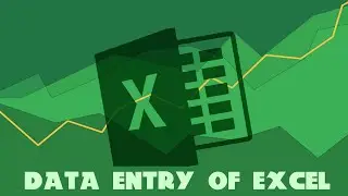 Data entry of Excel #excel #tutorial #4