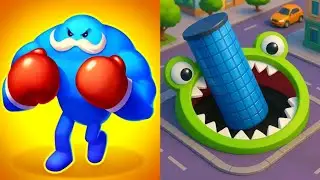 Punchy Race VS Hole.io Max All Levels Gameplay Android,iOS NEW UPDATE