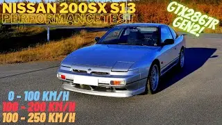 Nissan 200SX S13 CA18DET GTX2867R Gen2 1.65bar 24Psi 0-100 & 100-200 & 100-250 km/h 10hz GPS