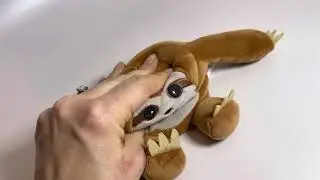 Memory foam sloth stress ball plush