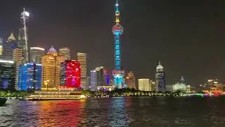 2025年上海北外滩的夜景 Views from the North Bund in Shanghai at Night