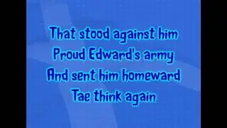 Flower of Scotland with lyrics
