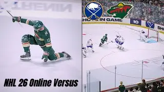 NHL 26 - The Most Wildest Game Ever! | Sabres vs. Wild | Online Versus | PS5