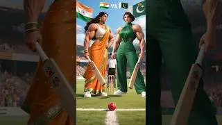 AI Cricket Final: India vs Pakistan Women's Match (Fictional) #ai #india #pakistan