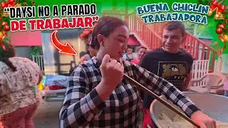 Daysi llego tarde pero desde que llego no a parado de Trabajar 