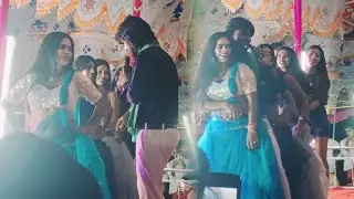 #skd_raj superhit stage show || SKD Raj रोमांटिक स्टेज शो ||Barkha rani ke nach program #m_bhojpuri