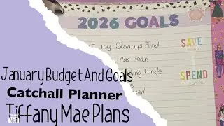 Setting up my January Budget and Goals
