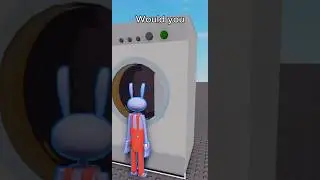 JAX OR POMNI INTO WASHING MACHINE?? #fyp #tadc #tadcjax #tadcpomni #funny