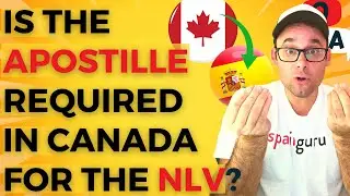 Spain non lucrative visa application in Canada: Apostille?