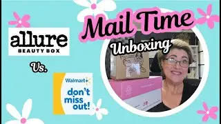 Mail Time Unboxing Beauty Products: Who sent the best? Walmart, Allure, and The Tea Spot