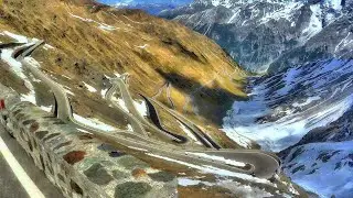 STELVIO PASS italy / 2757m / front wheel cam / 2013-09 / triumph tiger 955