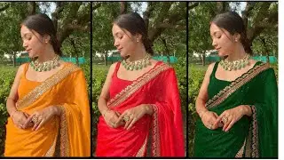 🌺🌺Latest saree collection 2021//Party wear saree for girls 2021//🌺🌺