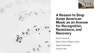 A Reason to Sing: Asian American Music as an Avenue for Recognition, Resistance, and Recovery | SOTU